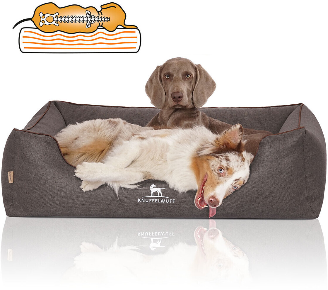 Knuffelwuff Lit pour chien Dog Bed Wippo XL Black Knuffelwuff Lit pour chien Dog Bed Wippo XL Black
