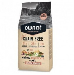 Ownat Just Grain Free Chien adulte saumon & fruits de mer