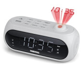 Reloj despertador digital con proyección - Radio despertador con radio FM -  Reloj de techo (HCG201) - Caliber