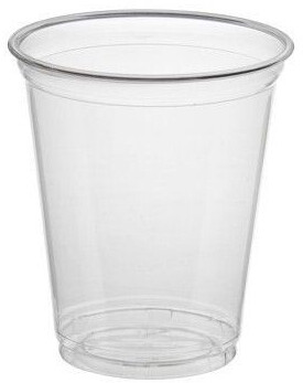 Papstar Plastic cups Hurricane (50 pieces), made of PET plastic 0.3 l, diameter 9.5 cm, height 10.5 cm, crystal clear, for smoothies, frozen drinks, desserts, reusable # 11311