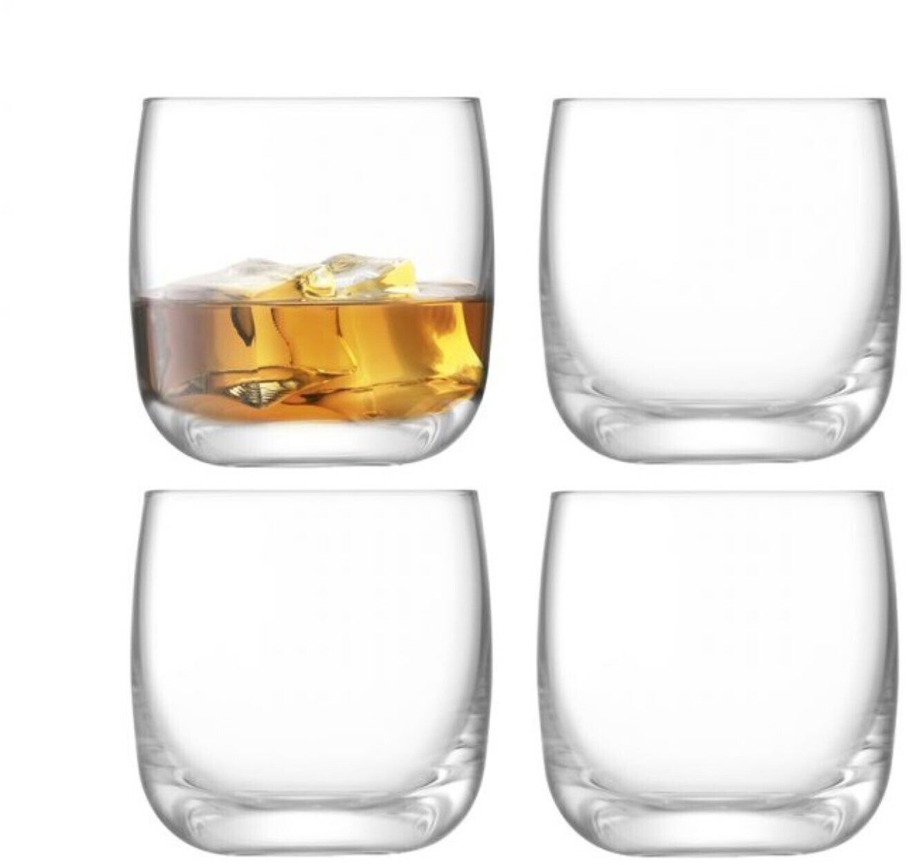 LSA BG02 drinking cup, 300 ml, transparent, 4 pieces