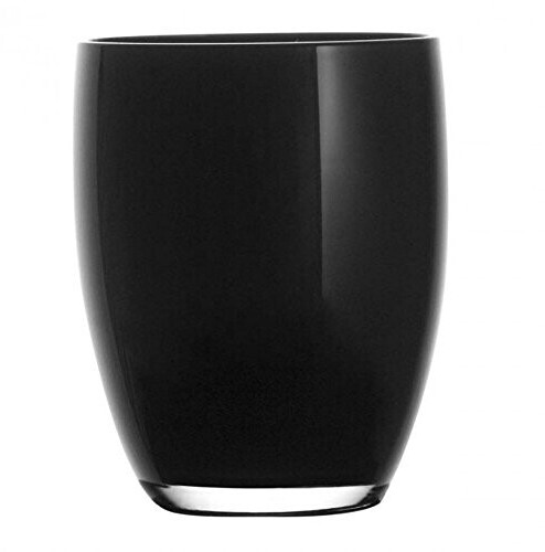 Guy Degrenne 6 black Allegro black drinking glasses