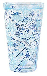 Half Moon Bay Frozen Elsa - glass with thermal effect, multicolored drinking glass