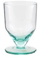House Doctor White wine glass all green