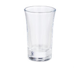 bicchieri da shot in vetro senza piombo set da 6 con base pesante trasparente JAIEF 60 ml 