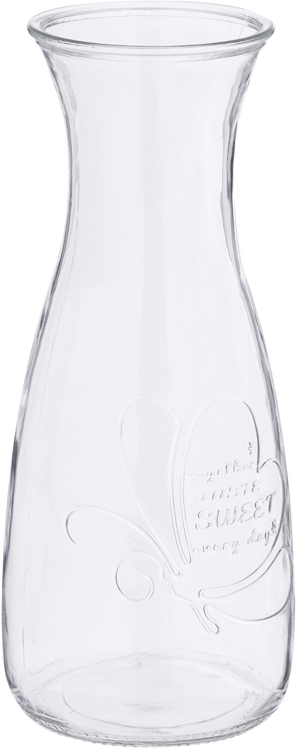 Relaxdays Glass carafe 1 liter