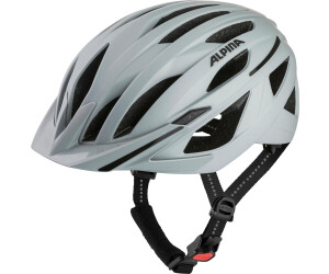 ALPINA Unisex - Volwassenen, HAGA LED Fietshelm, darksilver matt, 52-56 cm