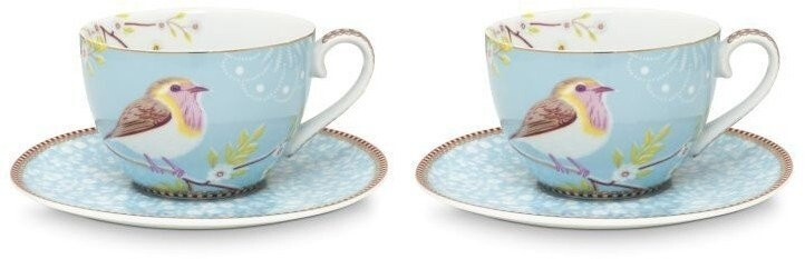 PiP Studio Early Bird Cappuccino cups and saucers 280 ml