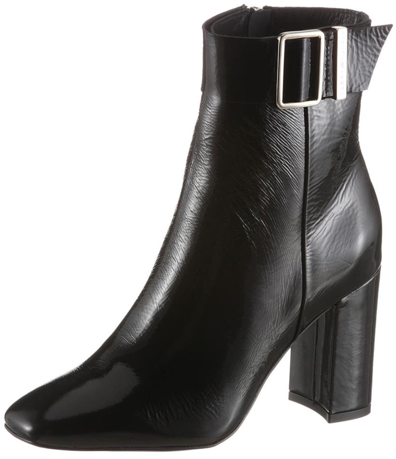 tommy hilfiger patent leather platform boots
