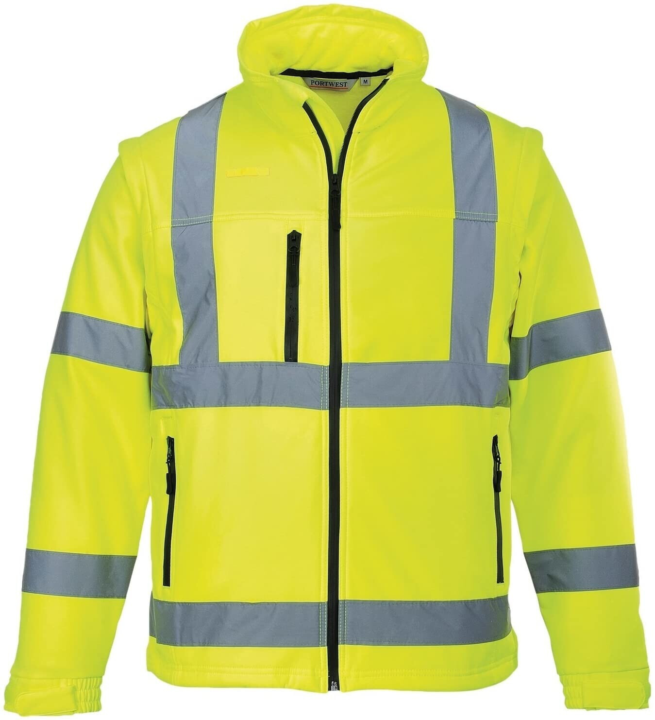 Portwest Hi-Vis Softshell Jacket yellow