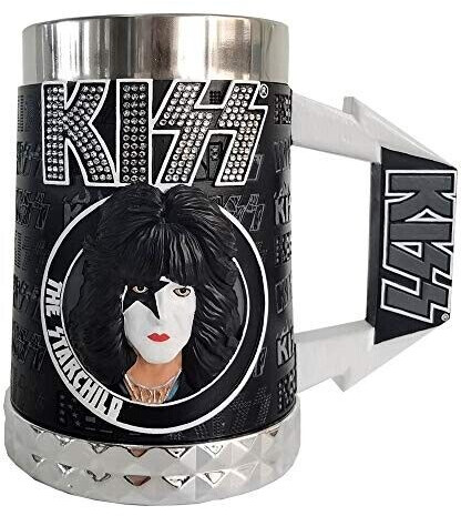 Nemesis Now Kiss Glam beer mug, officially licensed, Paul Stanley The Starchild