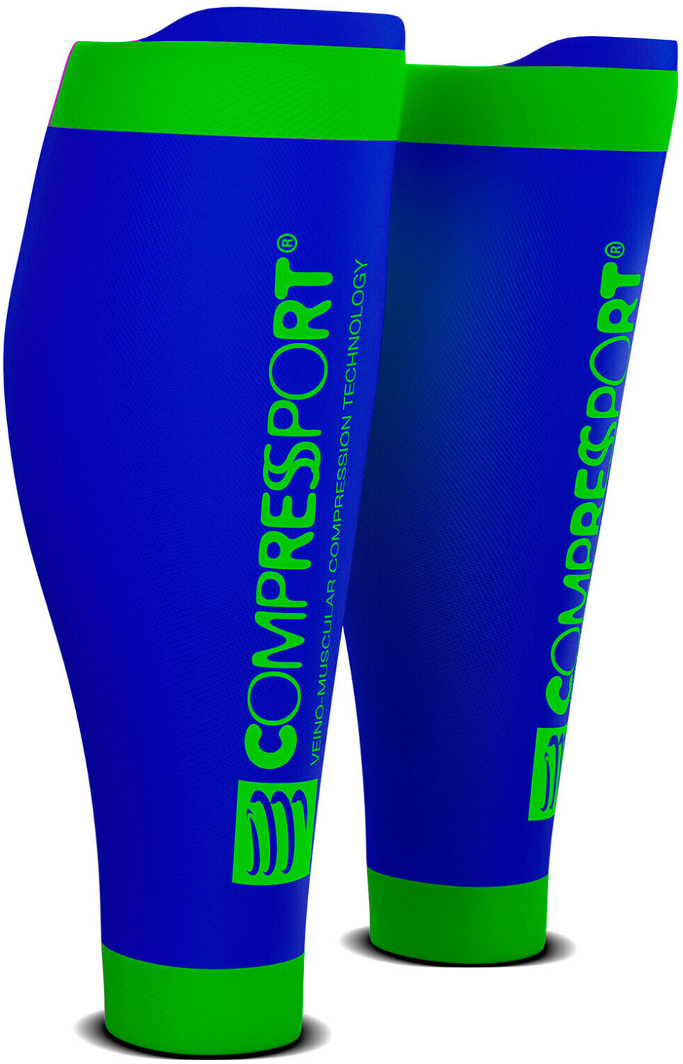 Compressport R2V2 Cycling Leg Warmers blue