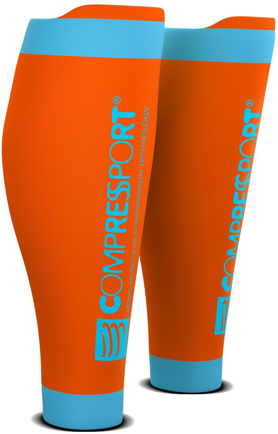 Compressport R2V2 Cycling Leg Warmers orange