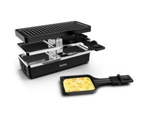 Tefal RE2308 Plug & Share Raclette 400 Watt 2 Pfännchen + Grillplatte,  33,24 €