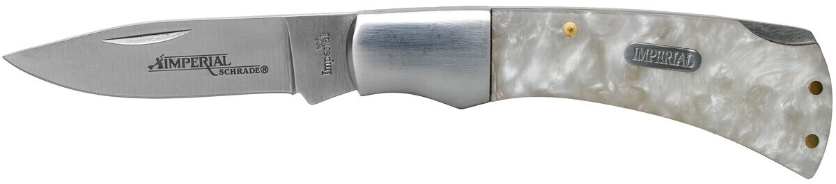 Schrade Imperial Lockback Pocket Knife Cracked Ice