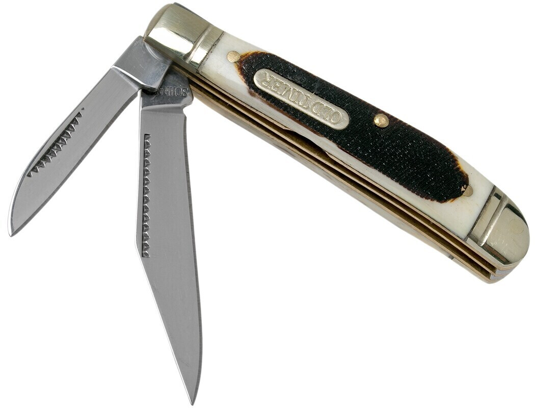 Schrade Old Timer Dog Leg Jack Saw Cut Bone