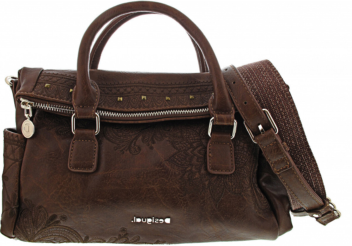 desigual double handle briefcase bag