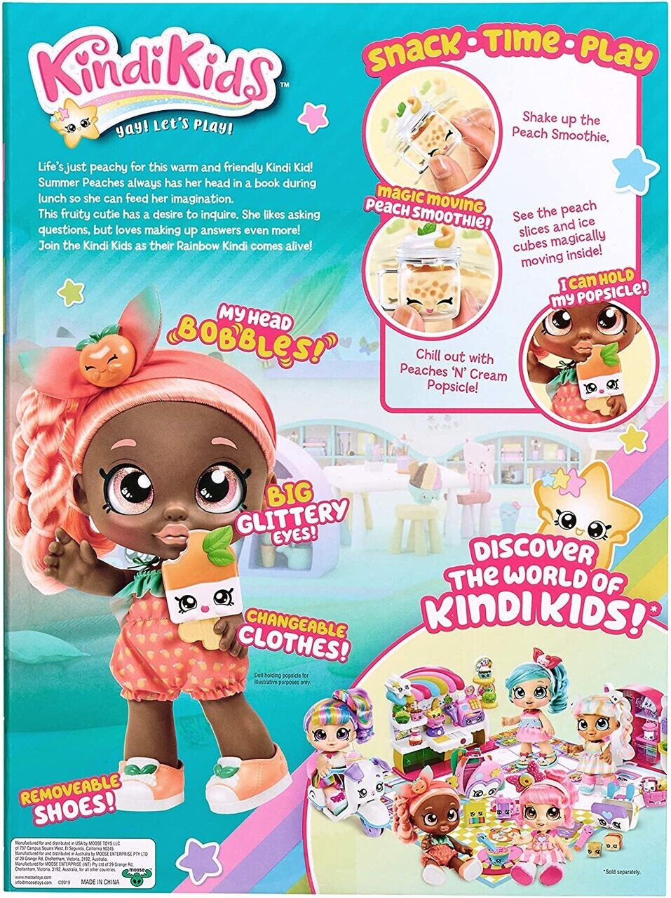Buy Shopkins Kindi Kids Snack Time Friends Summer Peaches