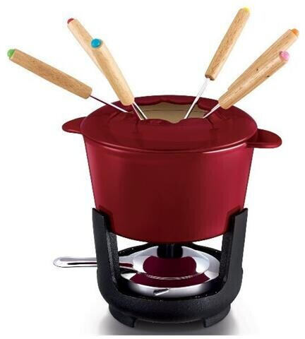 BEKA Cast iron fondue set red 1.1 L