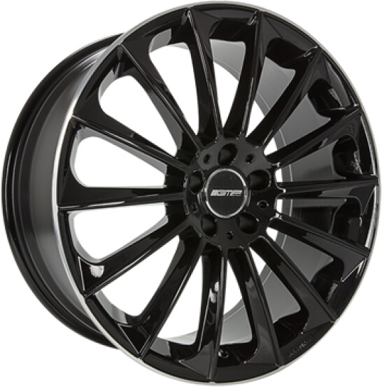 GMP Stellar 9x18 Shiny Black Diamond Lip