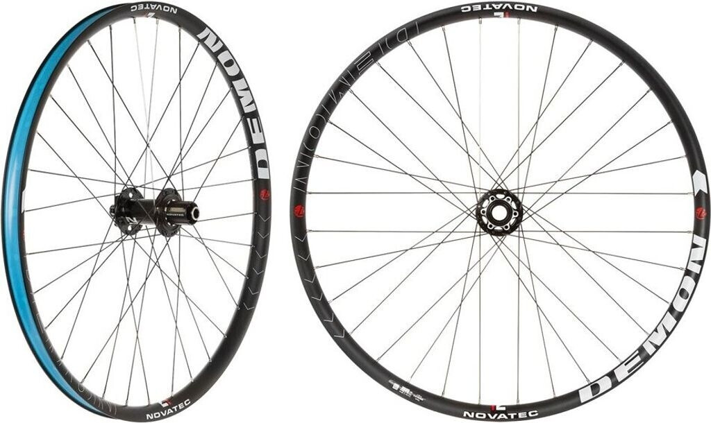Novatec Demon Boost Disc 6H 27,5 black (VR 20x110 Boost + HR 12x150) Shimano