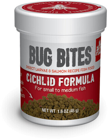 Fluval Bug Bites Cichlides Granules S-M 45g
