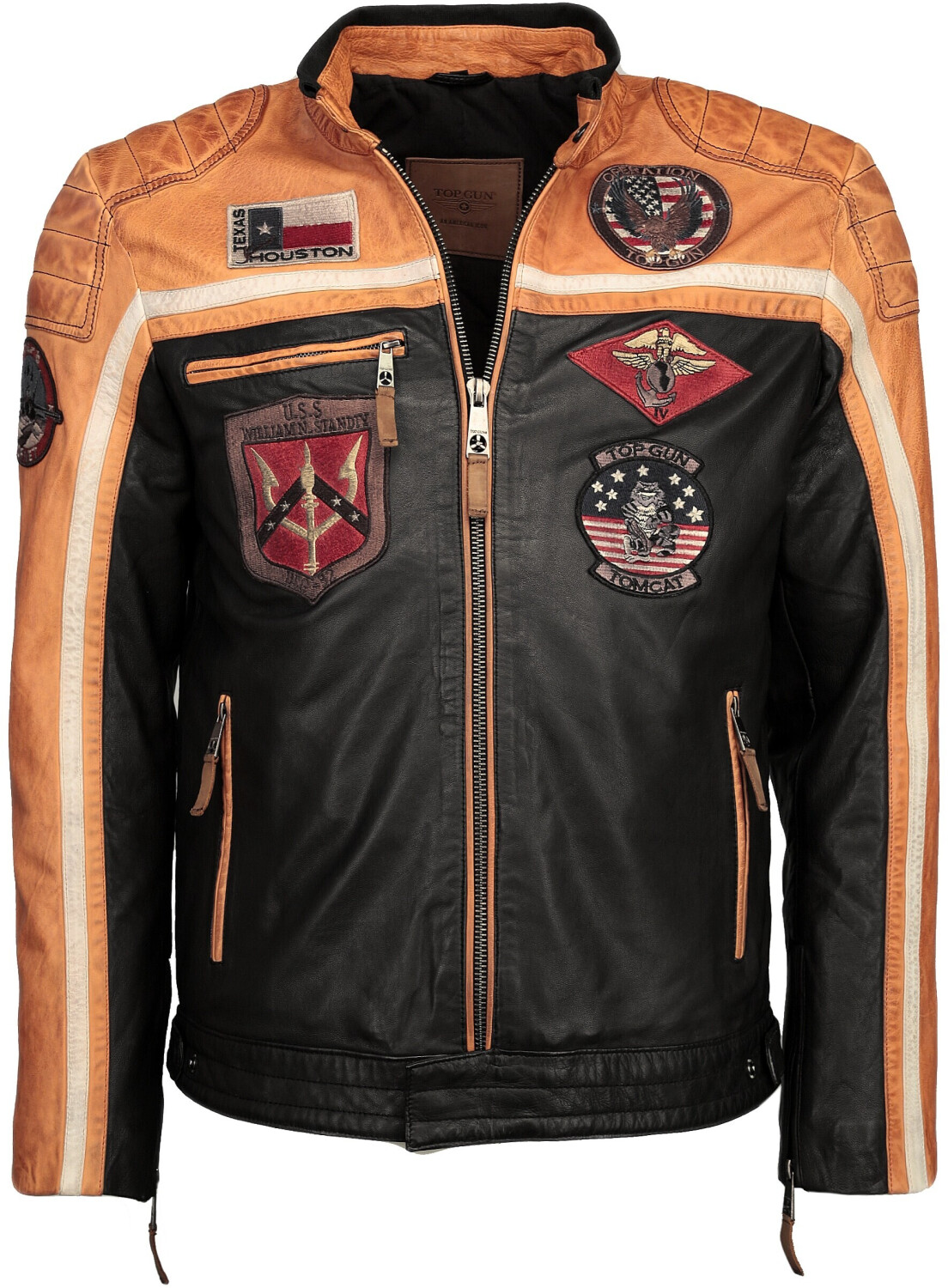 TOP GUN Bikerjacket (TGJ1005) orange