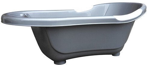 Remond Rigid Bathtub with Draining silver