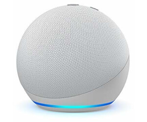 Weiß Stoff 4. Gen. Intelligenter Lautsprecher mit Alexa Amazon Echo Dot 