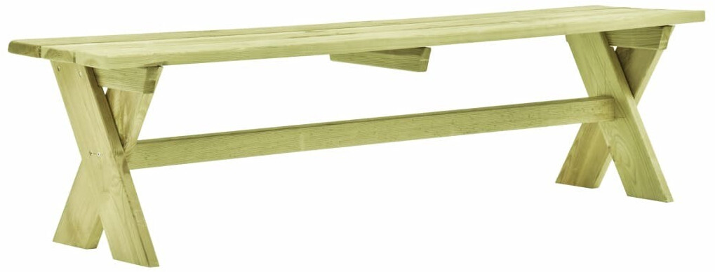VidaXL Banc de jardin en pin vert