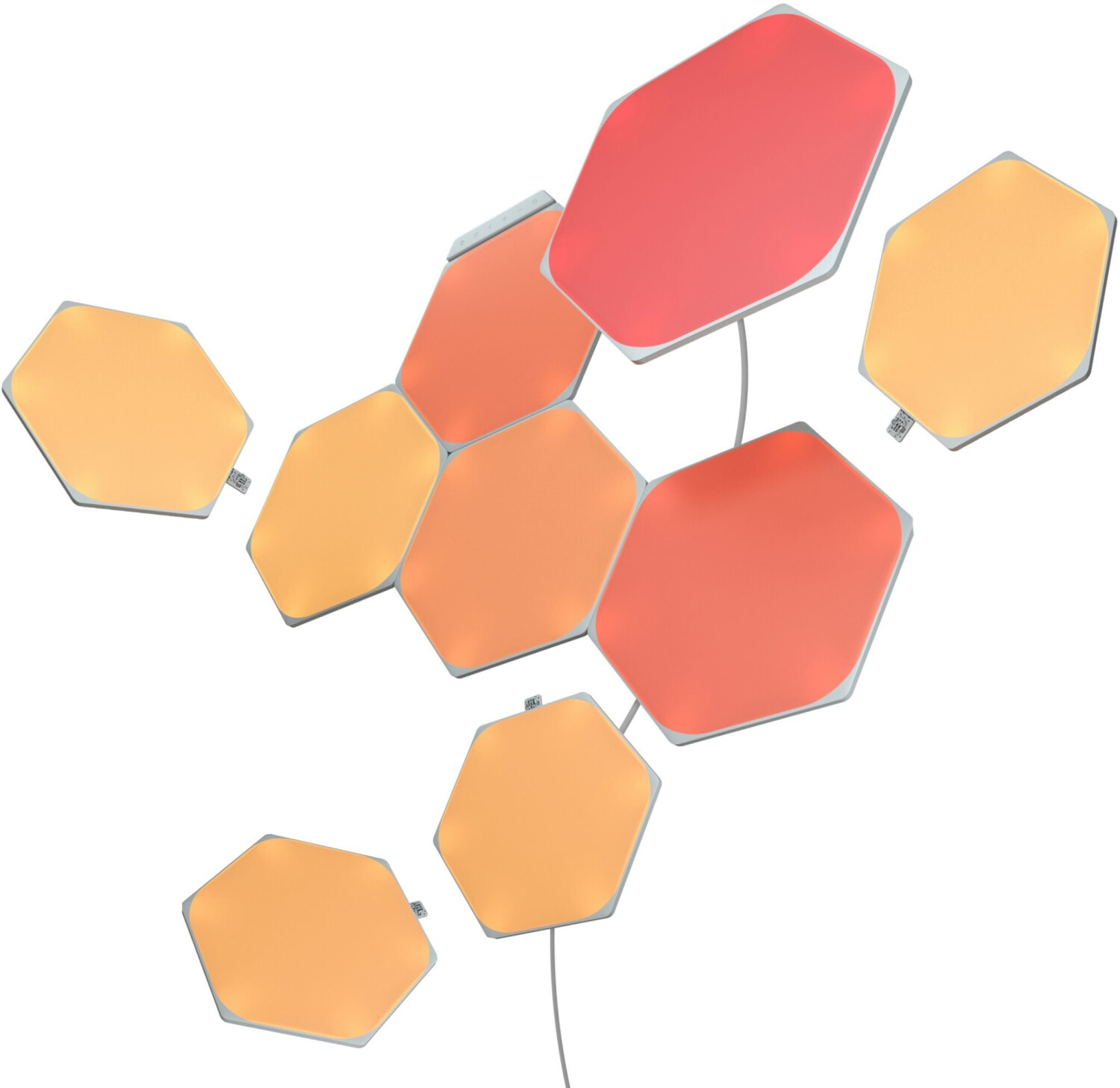 Nanoleaf Starterkit Shapes Hexagon 9 Panels (9 Stk., Weiß, RGBW