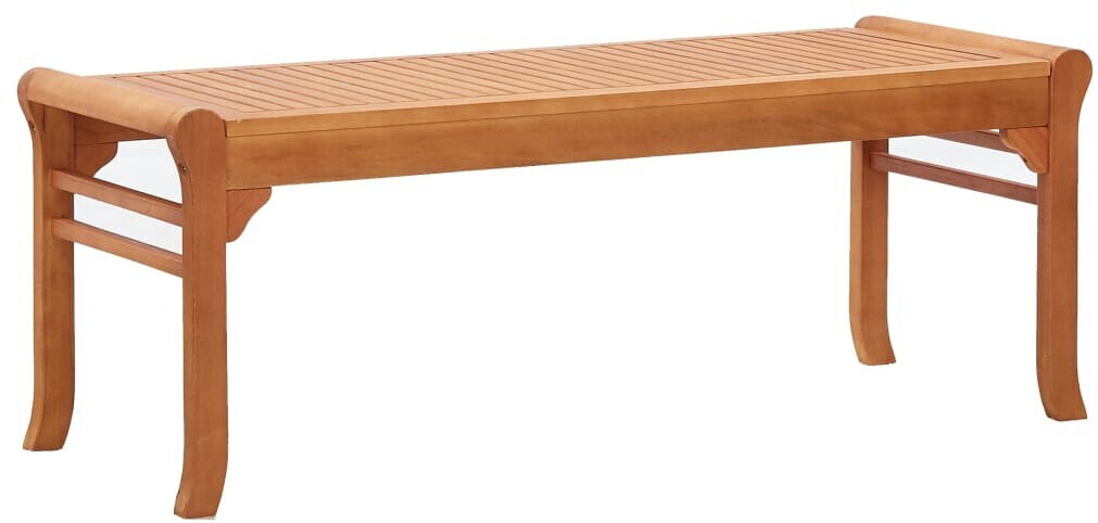 vidaXL Banc de jardin 2 places en bois d'eucalyptus 120 cm