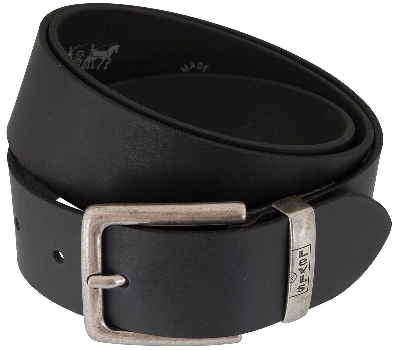 Men's Alvear Belt in Black, Matte Black Buckle Wide 1.5 (3.8 cm) M/L