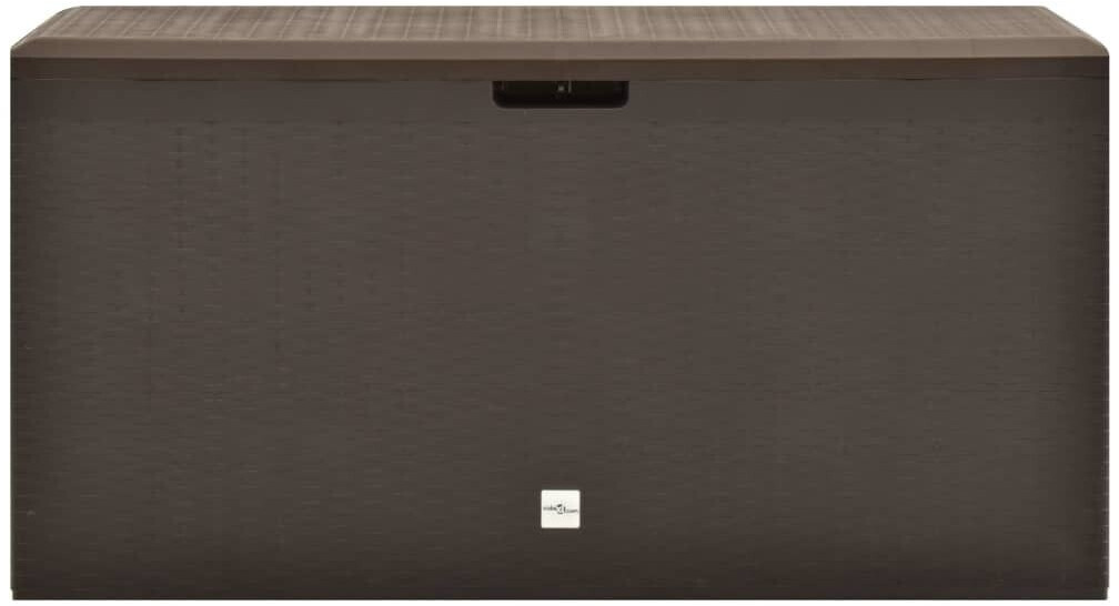 vidaXL Boîte de rangement de jardin 114 x 47 x 60 cm marron