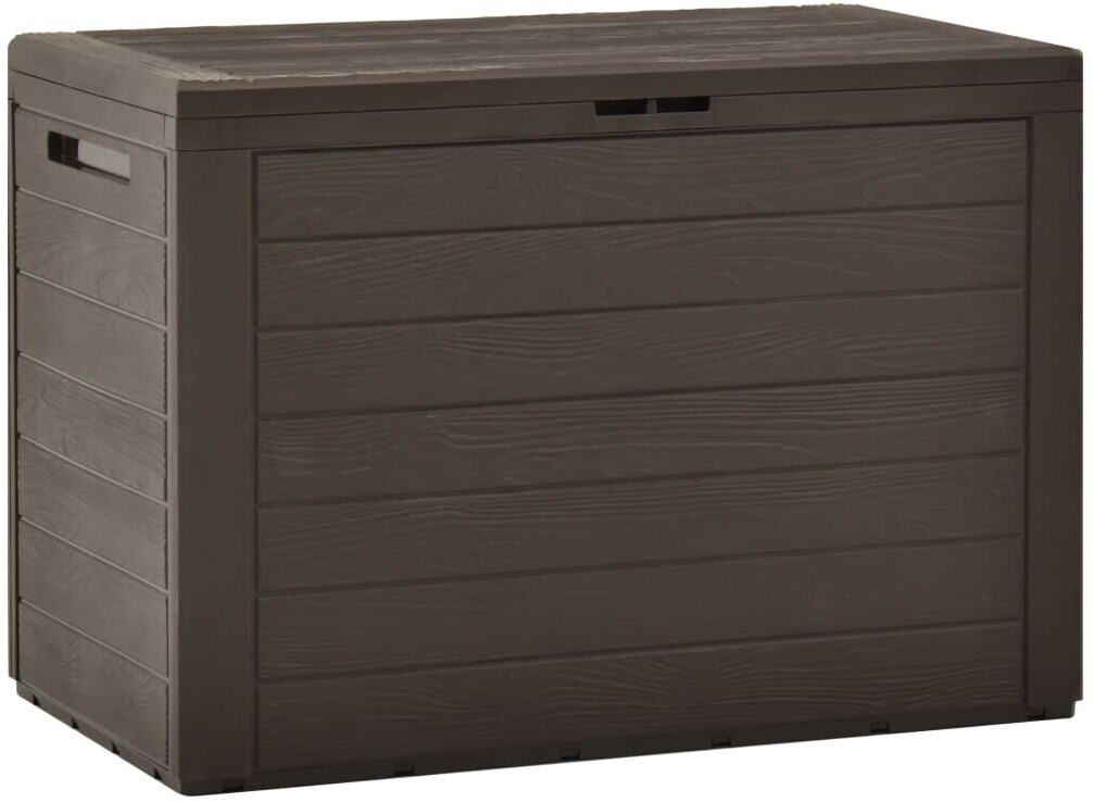 vidaXL Boîte de rangement de jardin 78 x 44 x 55 cm marron