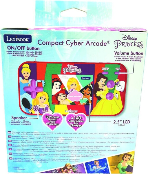 Lexibook Compact Cyber Arcade (JL2367) Disney Princess (JL2367DP), Bild 3