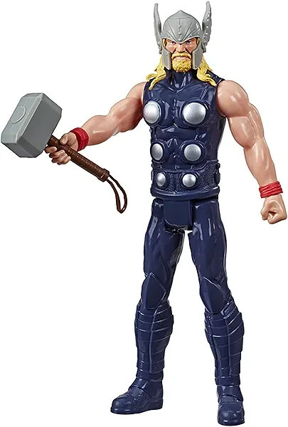 Figurine Thor, Marvel Figurine d'action Thor 30 CM Thor Figure Marvel Titan  Hero Series Jouet de Collection pour Cadeau d'anniversaire pour Enfants ( Thor)
