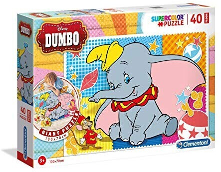 Photos - Jigsaw Puzzle / Mosaic Clementoni Supercolor Dumbo  (40 pcs.)