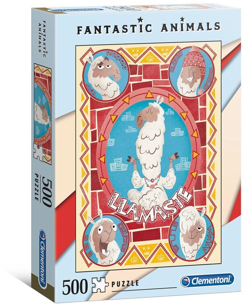 Clementoni Fantastic Animals LLamaste (500 pcs.)