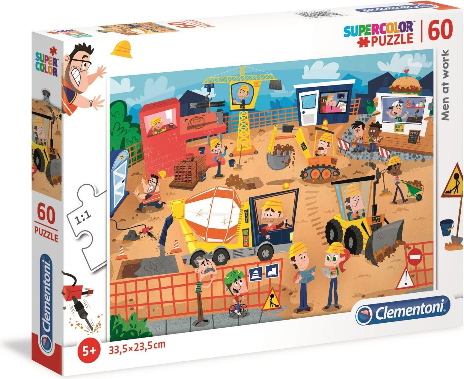 Clementoni Supercolor Man at Work (60 pcs.)