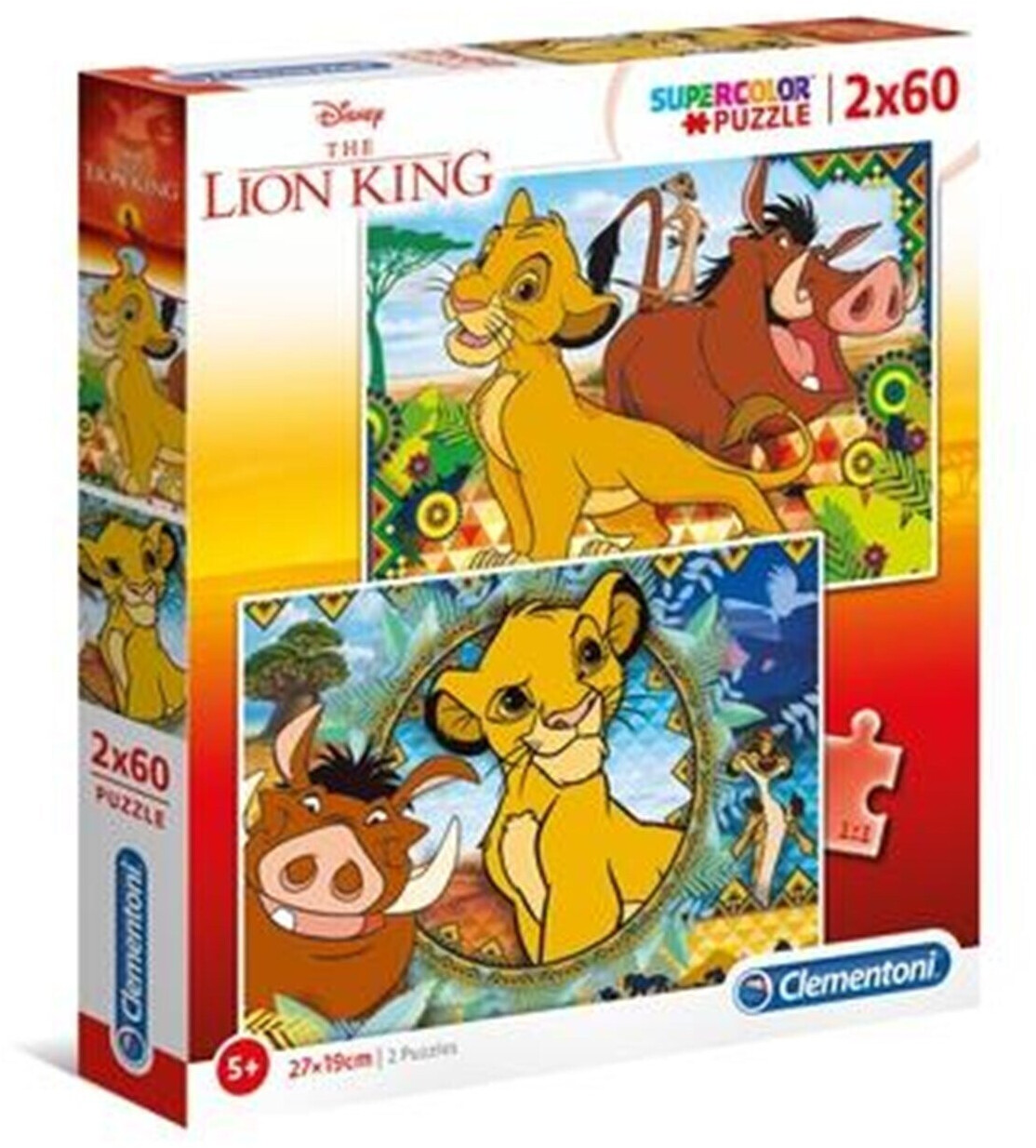 Photos - Jigsaw Puzzle / Mosaic Clementoni Supercolor The Lion King  (2 x 60 pcs.)
