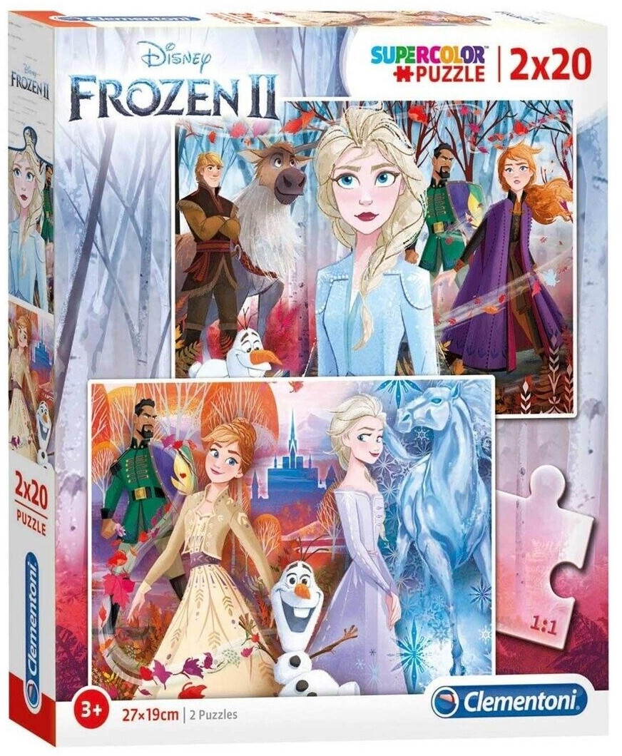 Photos - Jigsaw Puzzle / Mosaic Clementoni Supercolor Disney Frozen II  (2 x 20 pcs.)
