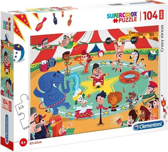 Clementoni Supercolor Maxi Crazy Circus (104 pcs.)