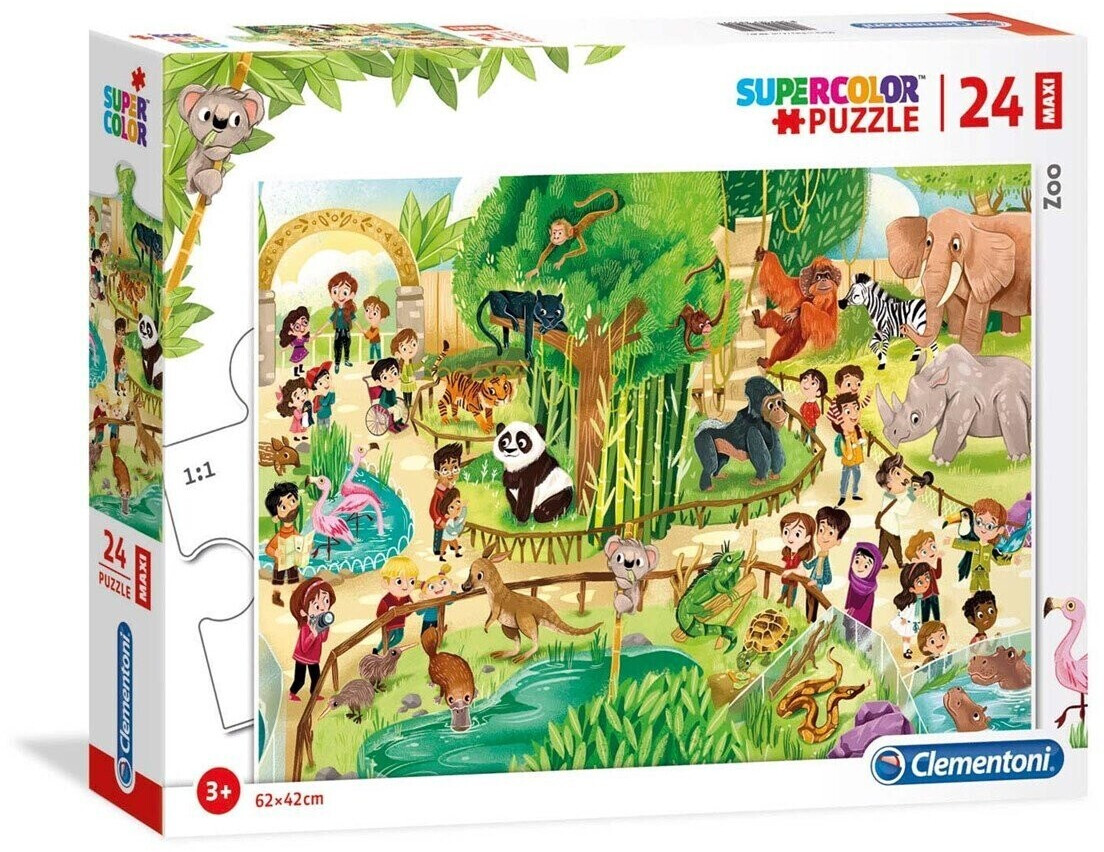 Clementoni Supercolor Maxi Zoo (24 pcs.)