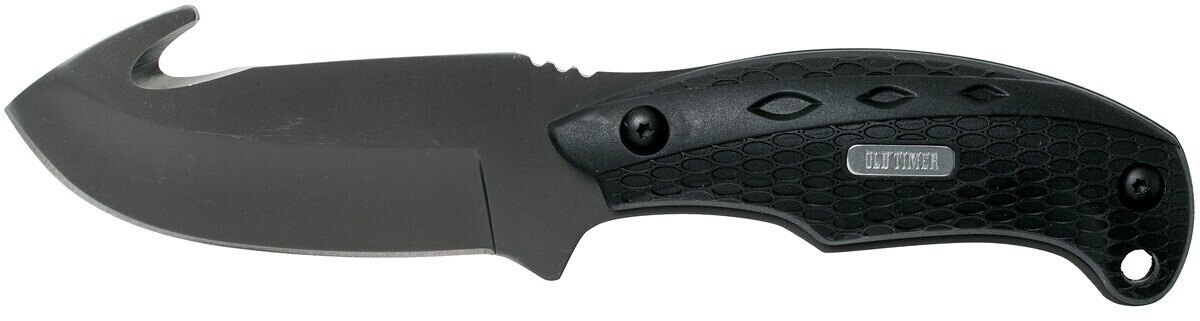 Schrade Old Timer Copperhead Drop Point Fixed Blade with Guthook