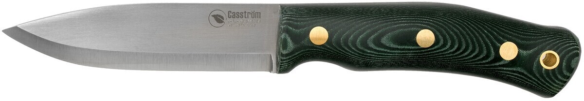 Casström No. 10 Green Micarta, K720 Scandi Grind with Firesteel