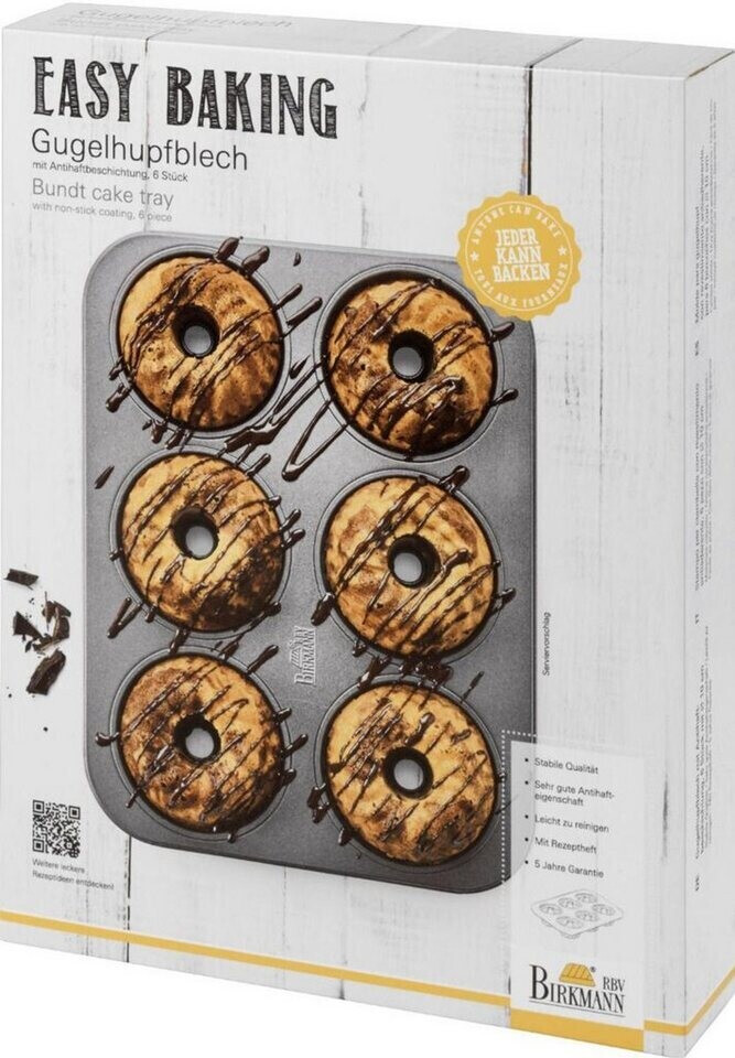 Birkmann Gugelhupfform Easy Baking Gugelhupf tray 6 pieces