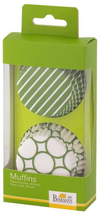 Birkmann Muffin tins Color Splash green 48 pieces
