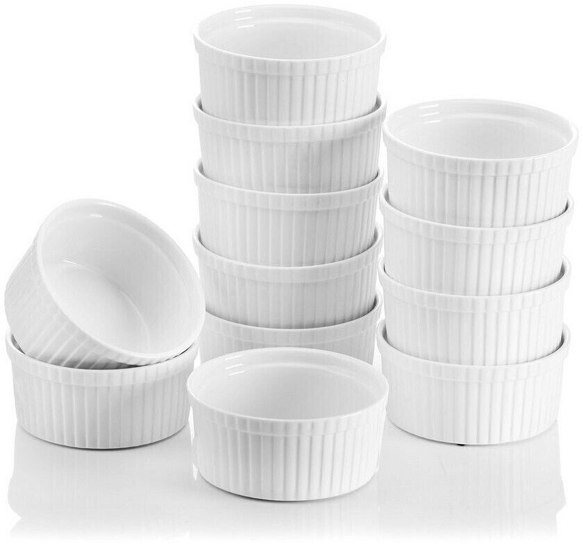 MALACASA Muffin tin Ramekin.Dish (12 pieces)
