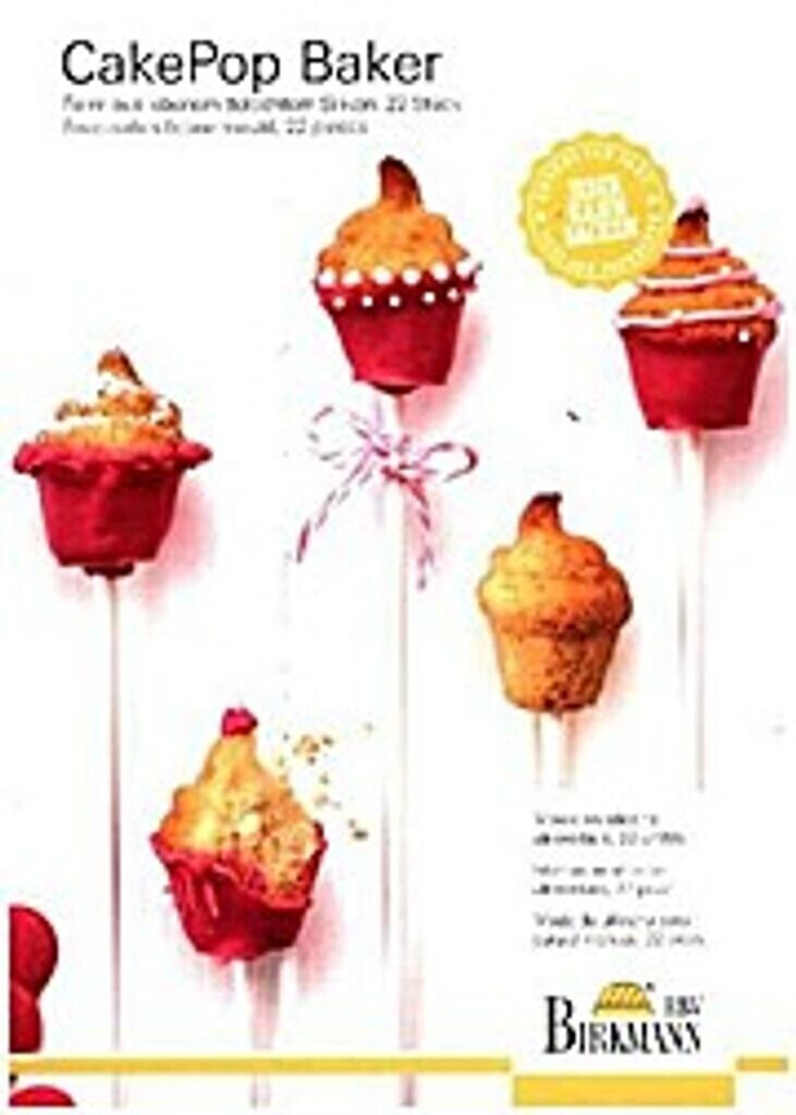Birkmann Cake-Pop-Form CakePop-Baker CupCakes 22pcs